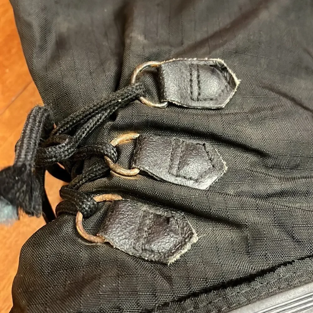 Sorel‎ Snowlion Winter Insulated Black Boots Women’s Size US 7